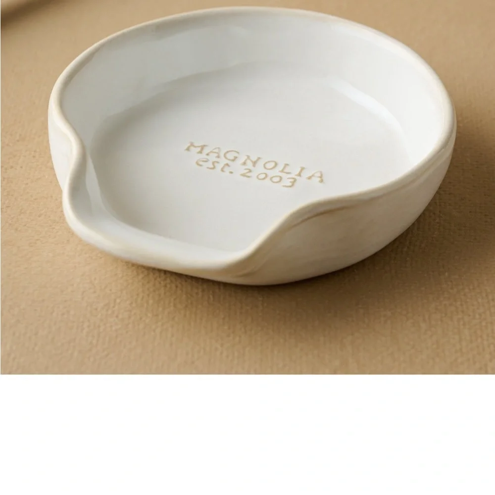 Magnolia Established 2003 Ceramic Spoon Rest